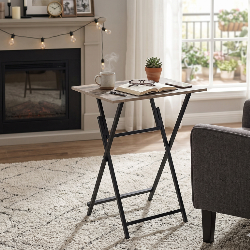 Portable Snack Table | Lift-Top Design