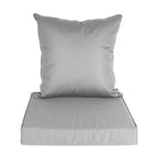 Outdoor Seat Cushion Set Waterproof Patio Furniture Cushion And Back P