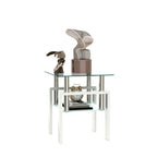 White Glass Coffee Table |  2-Layer Design