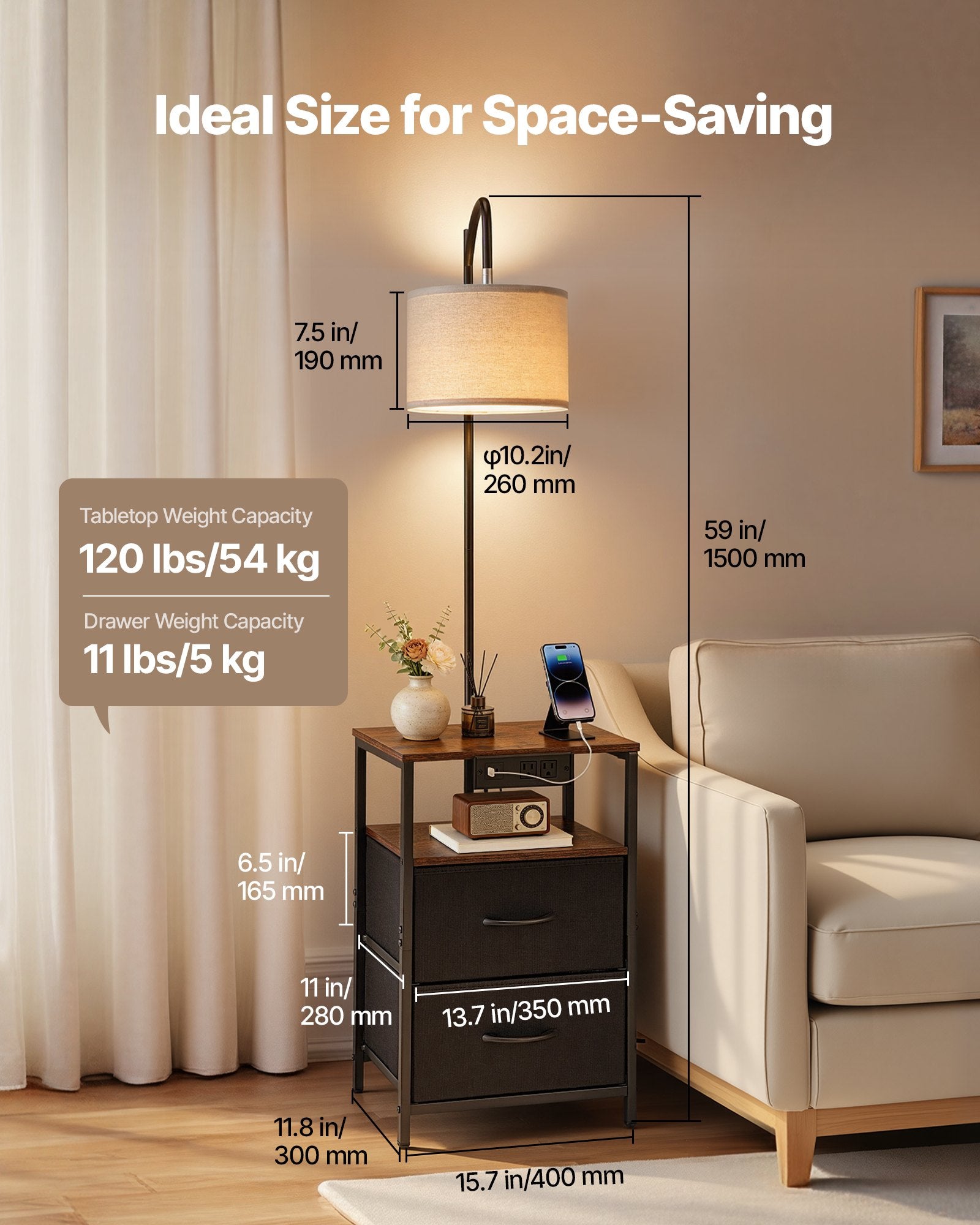 Floor Lamp With Table