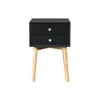 Mid-Century Side Table |  2 Drawers
