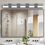 Modern Bathroom Vanity Lighting 5-Light LED Vanity Lights Over Mirror