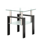 Modern Metal Coffee Table | 2-Layer Structure