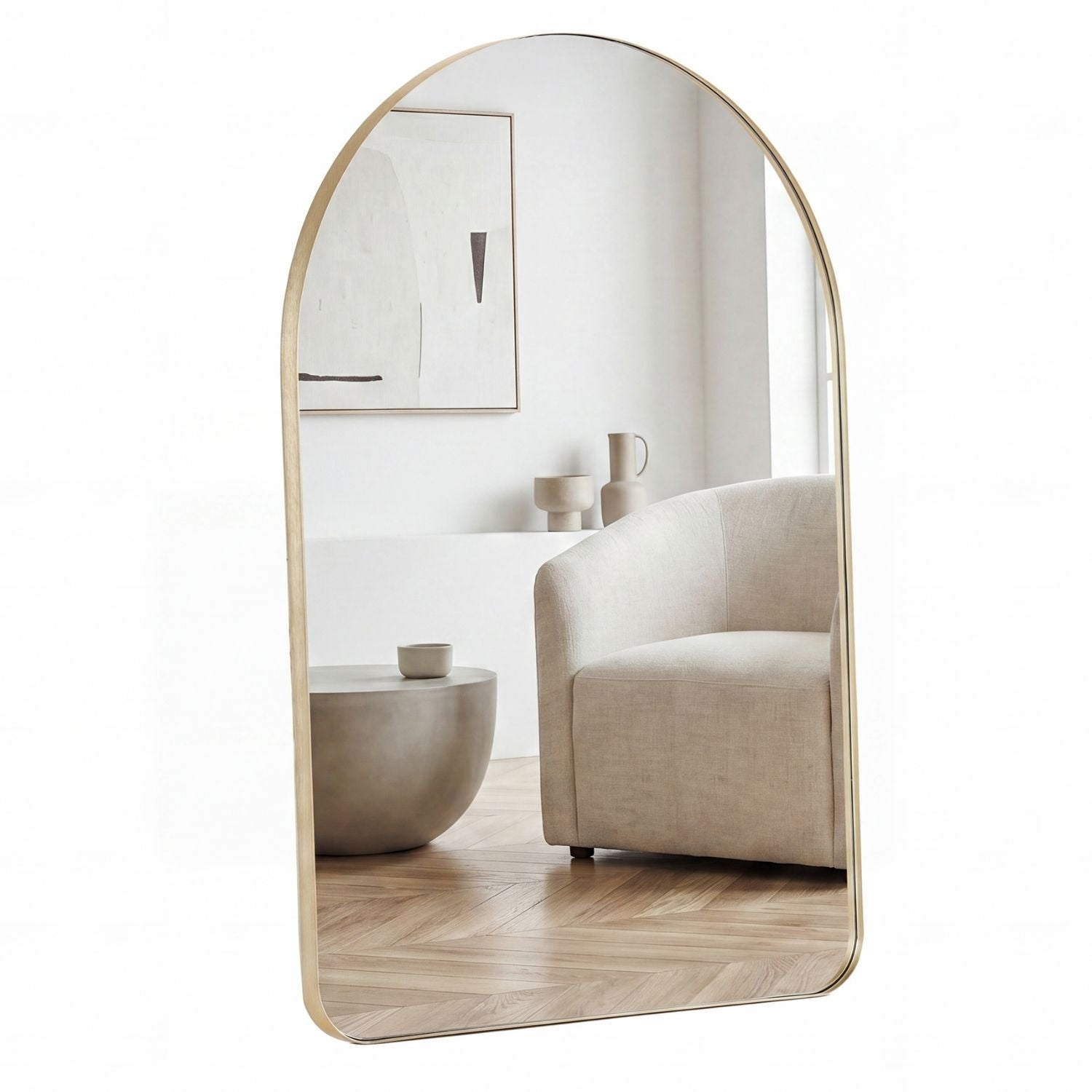 Arched Wall Mirror For Bathroom Over Sink