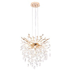 Modern Tree Branch Crystal Chandelier Luxury Gold Crystal Pendant Ligh