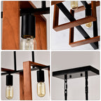 Rustic 4-Light Chandelier | Pendant Design