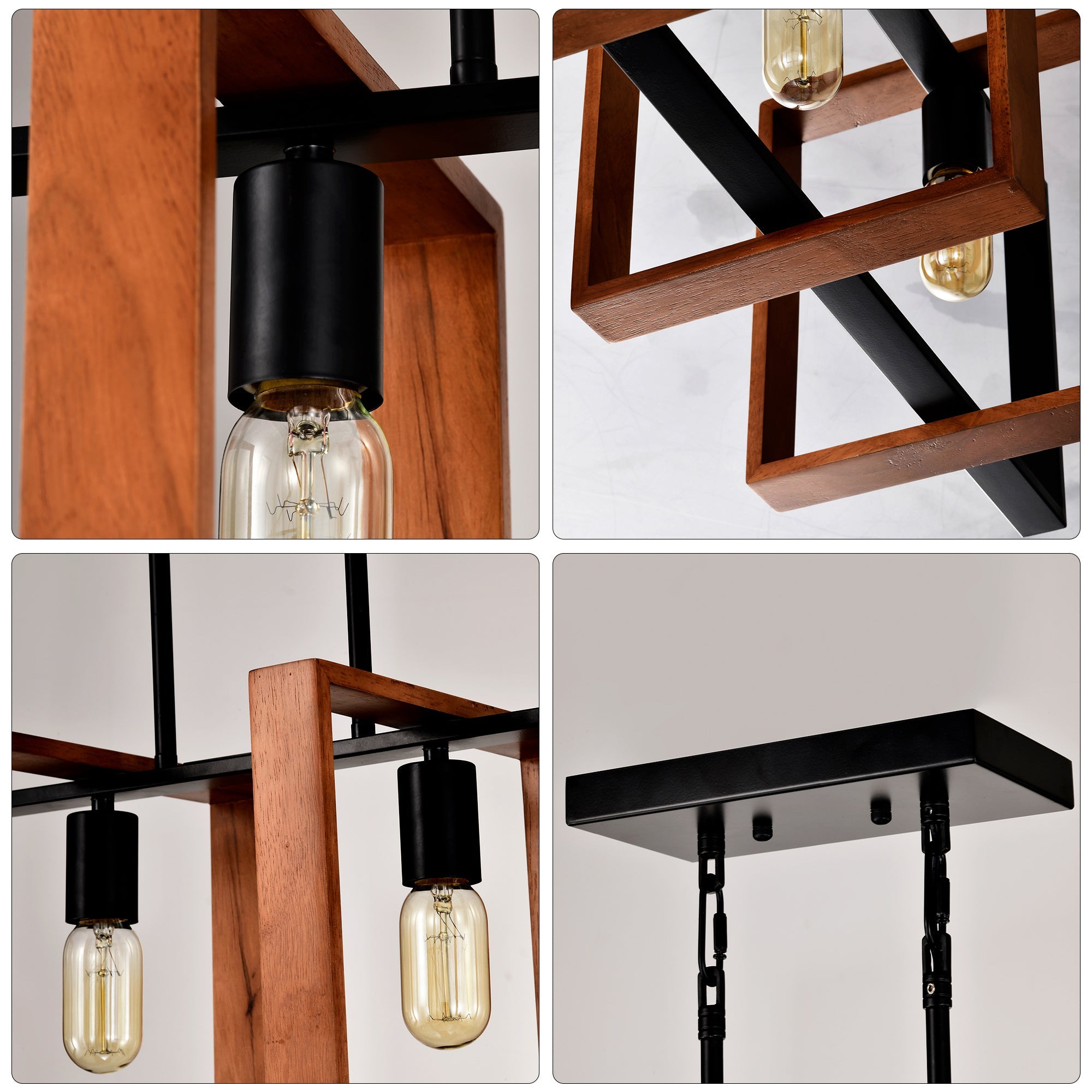 Rustic 4-Light Chandelier | Pendant Design