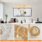 29 Modern Crystal Bathroom Vanity Light
