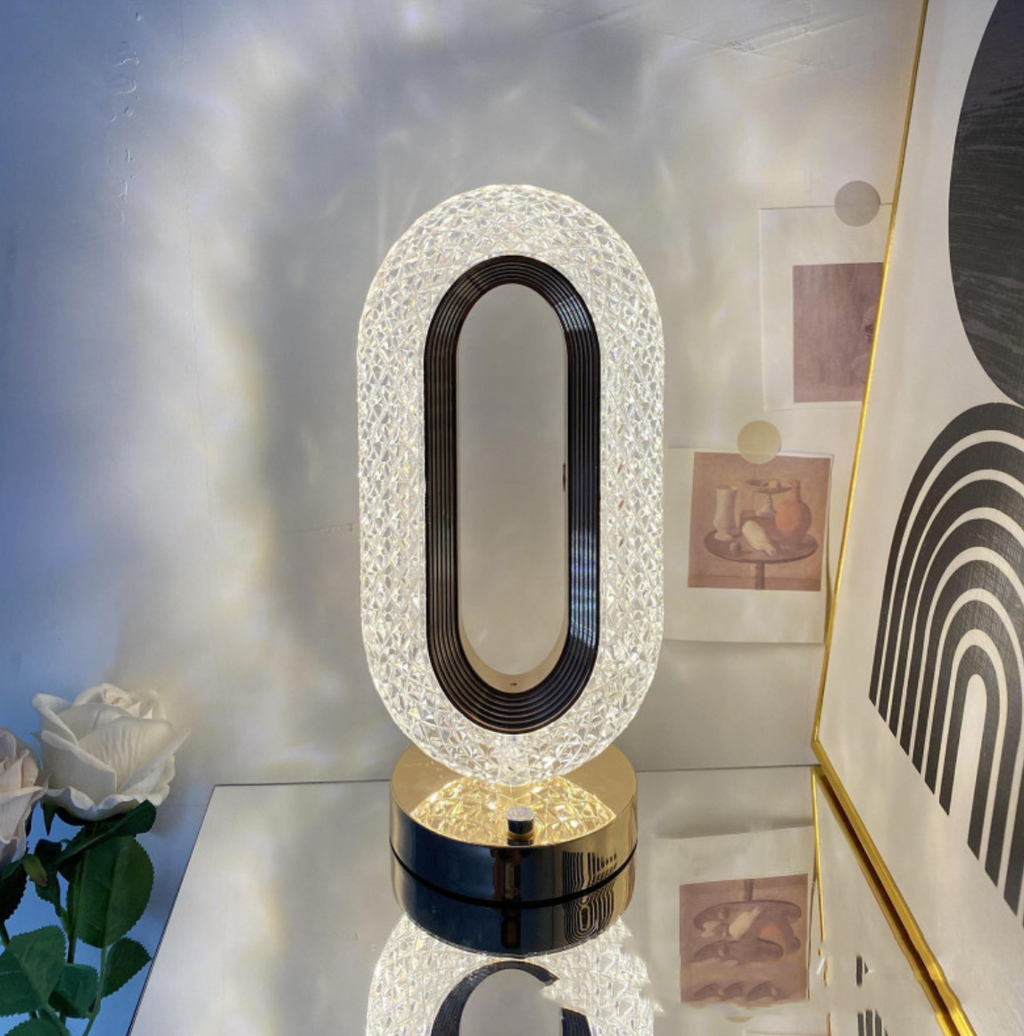 Touch-Control Desk Lamp | Crystal Design