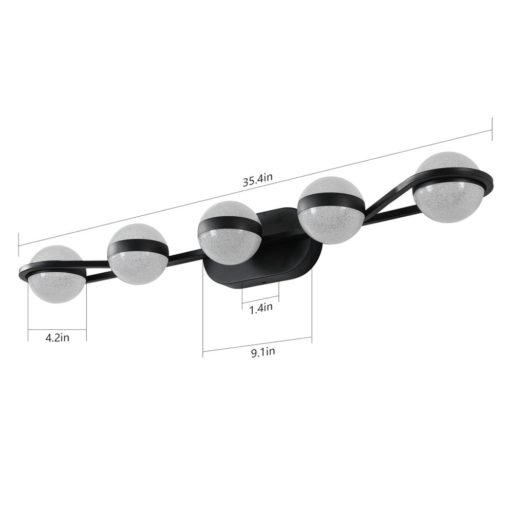 NEW SKU W1340P206793 35 Modern Minimalist Bathroom Vanity Light