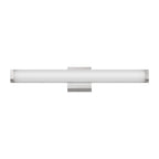 Bathroom Vanity Light Brushed Nickel Square LED 25 Inch 14W 6000K Cool