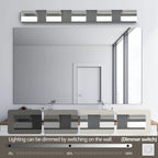 Modern Bathroom Vanity Lighting 5-Light LED Vanity Lights Over Mirror