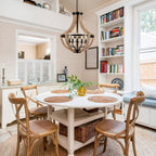 Modern Solid Wood Chandelier | Adjustable Hanging