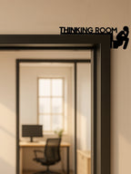 1pc Modern Metal Toilet Door Sign