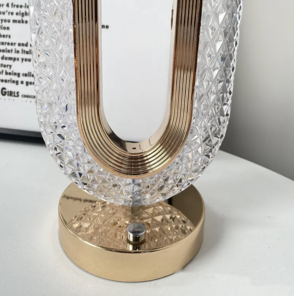 Touch-Control Desk Lamp | Crystal Design