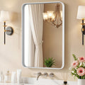 Wall Mirror With Rectangular Metal Frame