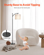 Floor Lamp Dimmable Color Temperature Living Room Lamp With Remote Con