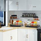 1Pc 2Tier Pull Out Under Sink Organizer Cabinet Organizer With Sliding