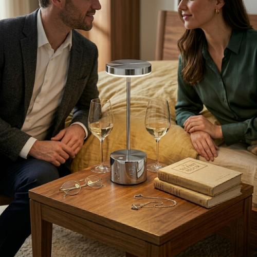 Modern Charging LED Table Lamp | Touch Design