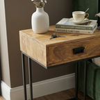 Modern C-Shaped Side Table | 2-Layer Structure