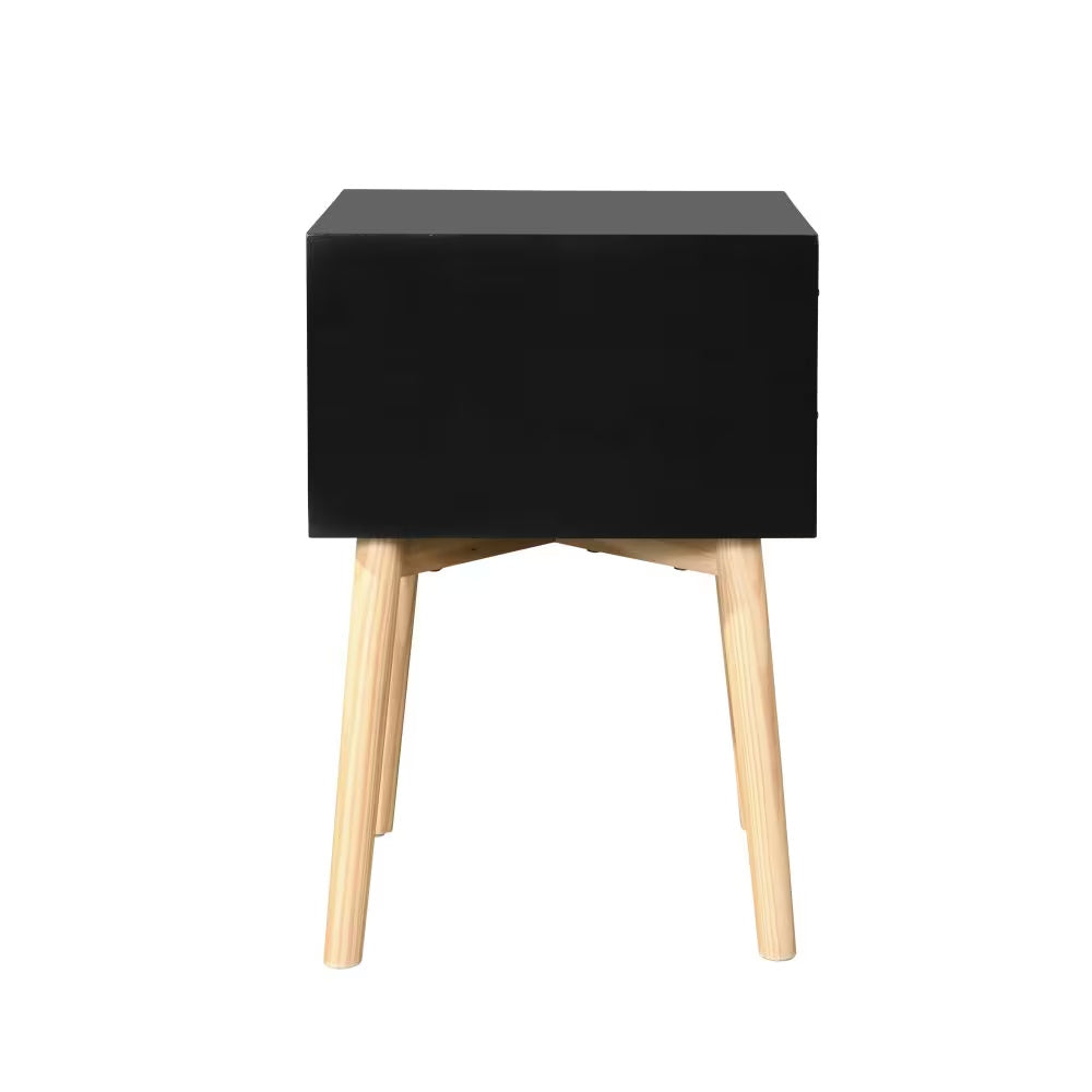 Mid-Century Side Table |  2 Drawers
