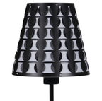 16 Traci Black Geometric Metal Table Lamp