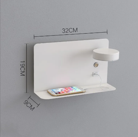 USB Charging Bedside Lamp | Minimalist Design