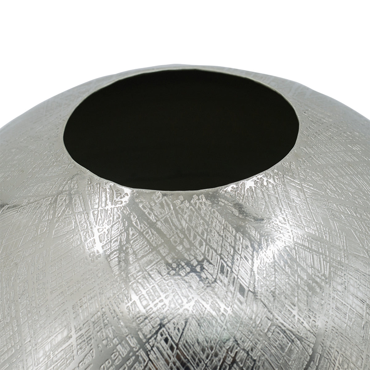 10.5x10.5x13 Aluminum Vase