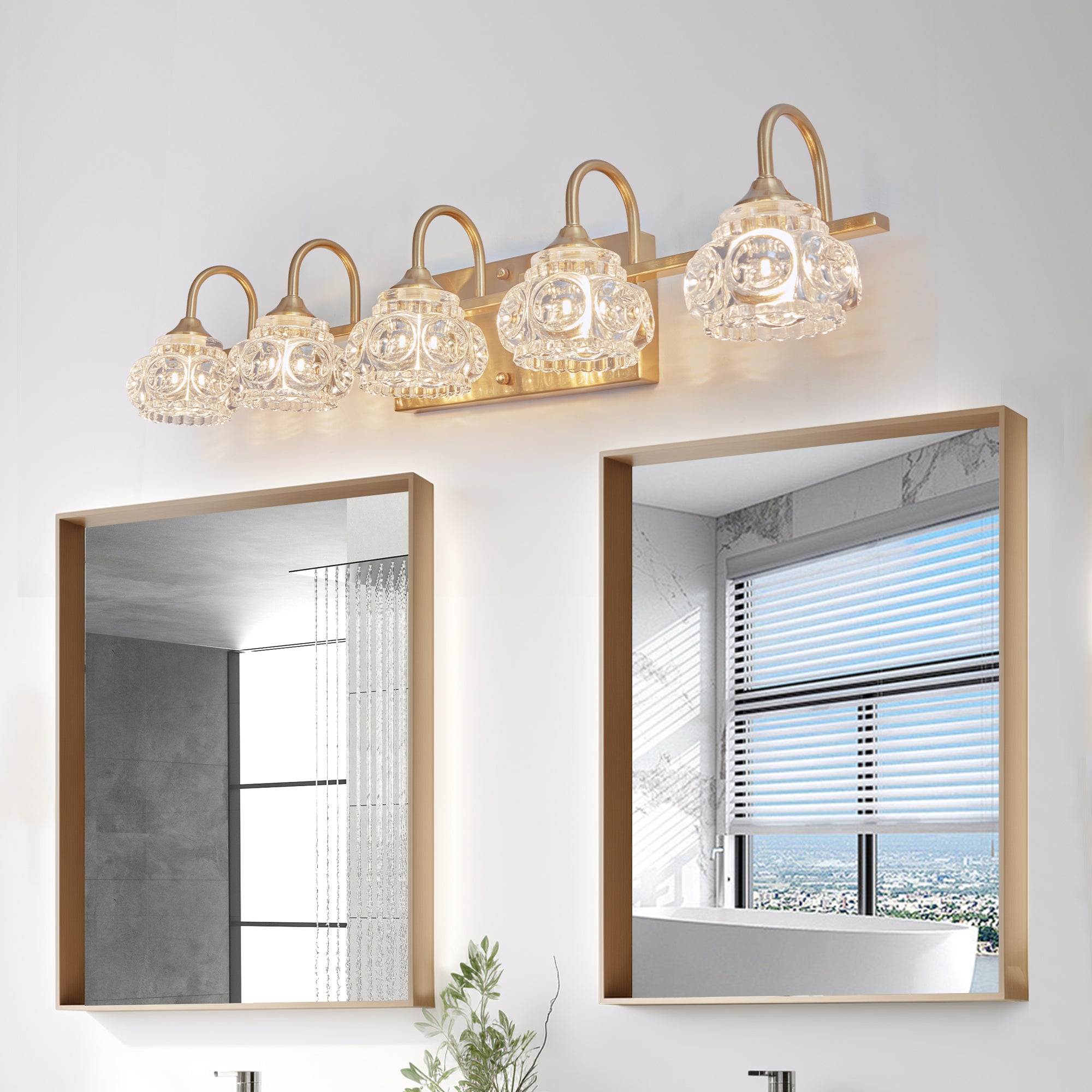 29 Modern Crystal Bathroom Vanity Light