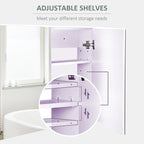 Double Door Wall Mounted Bathroom Mirror