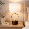 Bedroom Table Lamp Nordic Home Creative Romantic Warm Metal Study Room