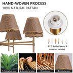 Golden Farmhouse Pendant Light 8-light Bohemian Pendant Light 38.6
