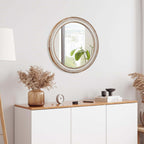 31.5 Inches Round Wall Mirror For Bathroom Vanity
