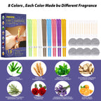Ear Care Aromatherapy Ear Candle Wax Cleaning Set Relaxing Stress Reli