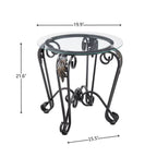 Tempered Glass Coffee Table Set | 2-Layer Design