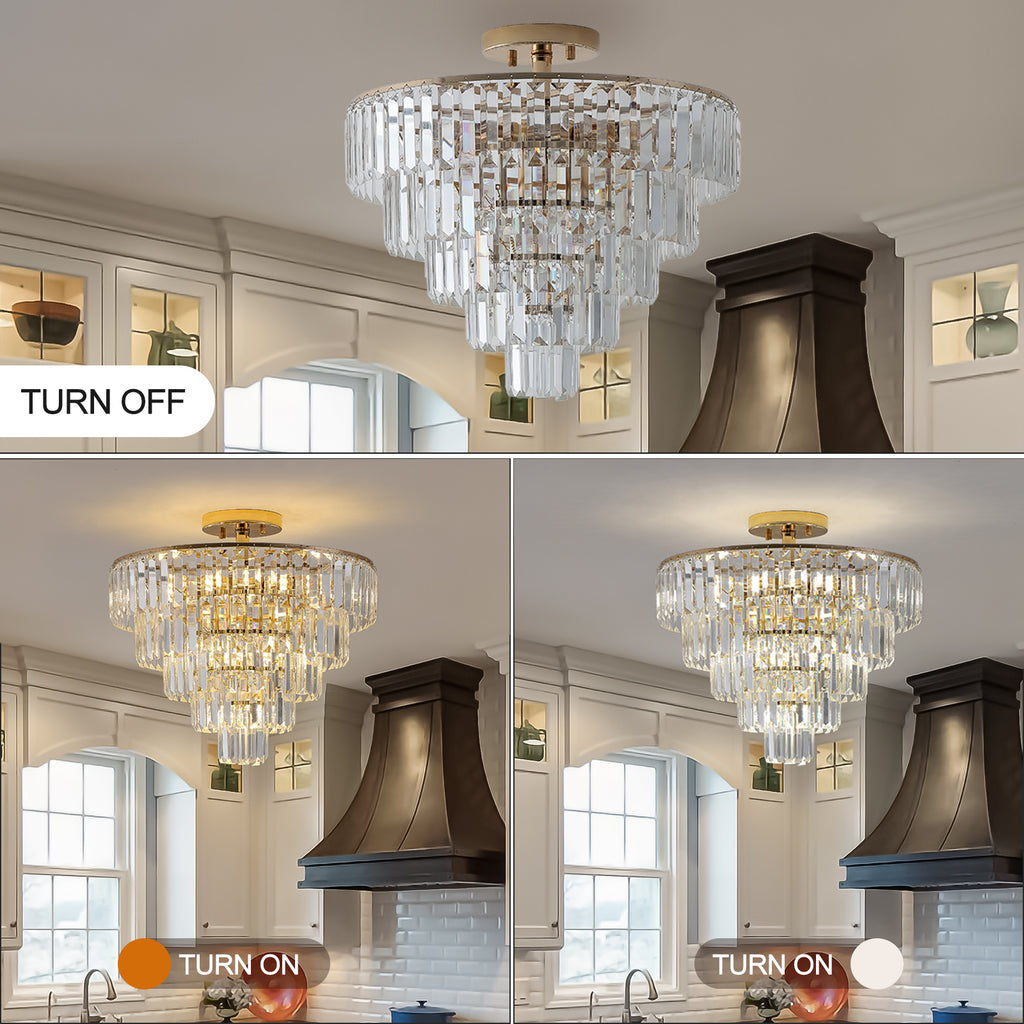 Gold Crystal Chandeliers