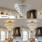 Gold Crystal Chandeliers