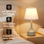 Touch Bedside Lamp Set Of 2