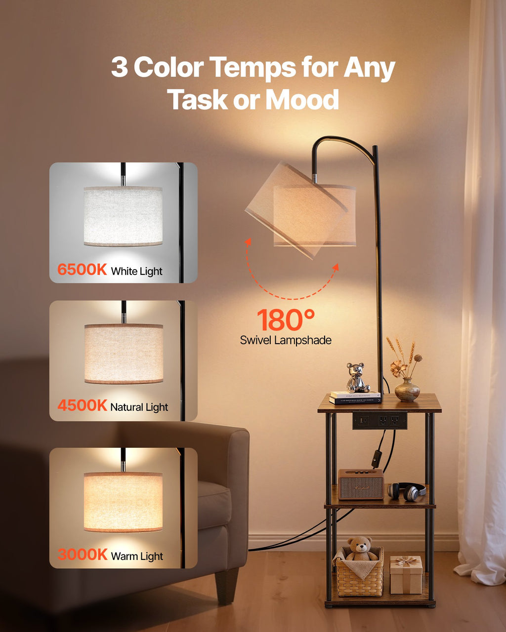 Floor Lamp With Table