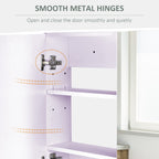 Double Door Wall Mounted Bathroom Mirror