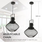 Industrial Pendant Light Fixtures with Adjustable Hanging Chain
