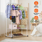 1Pc Garment Hanging Rack Clothing Hanging Rail Pillow Shoe Display Org