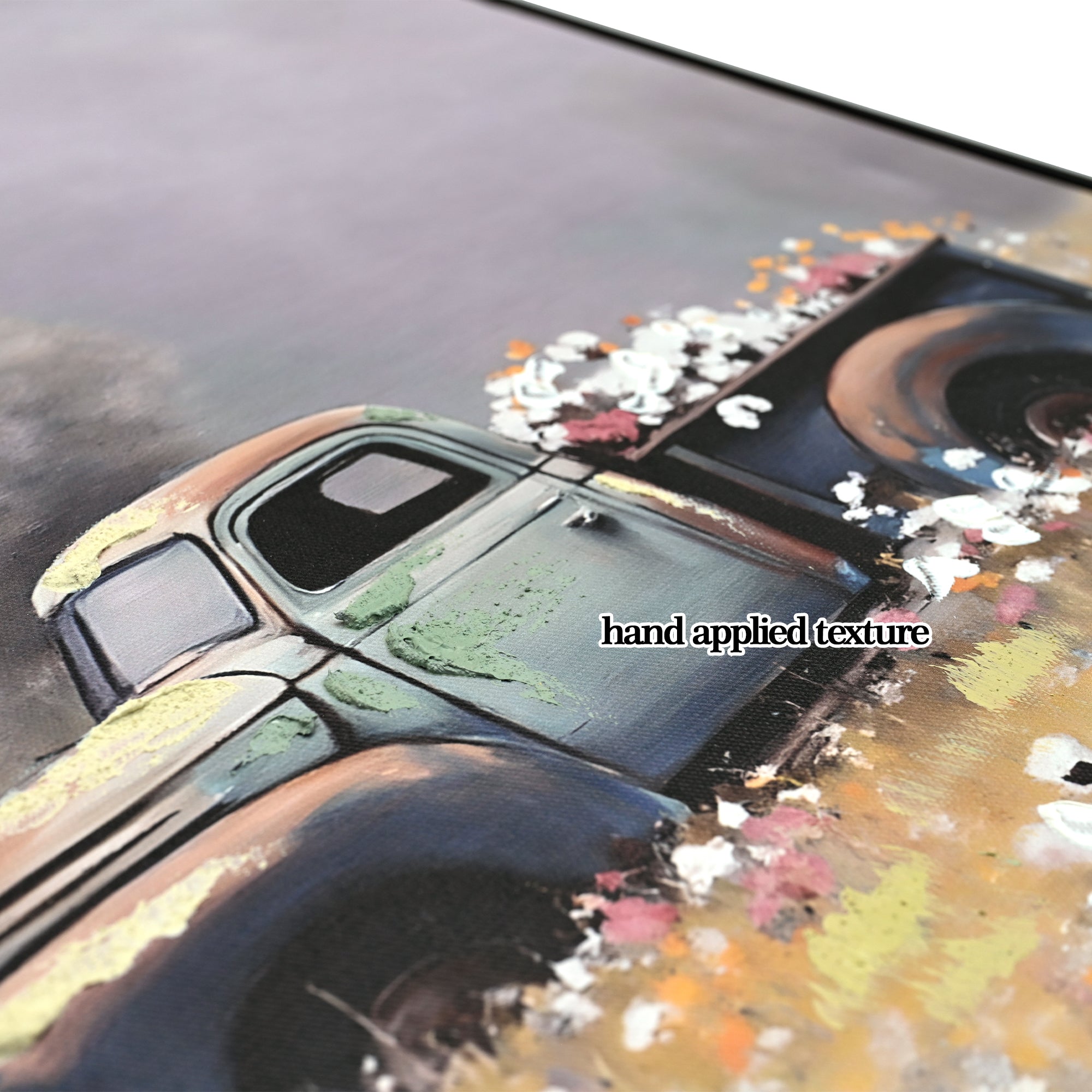 Farmhouse Old Truck Canvas Wall Art