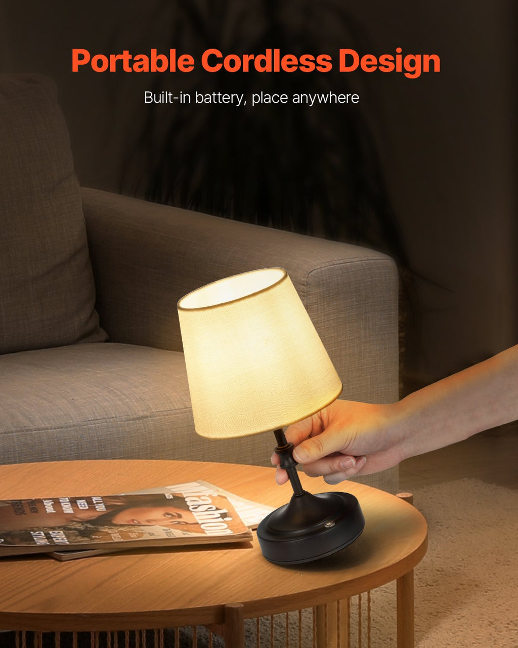 Cordless Table Lamp