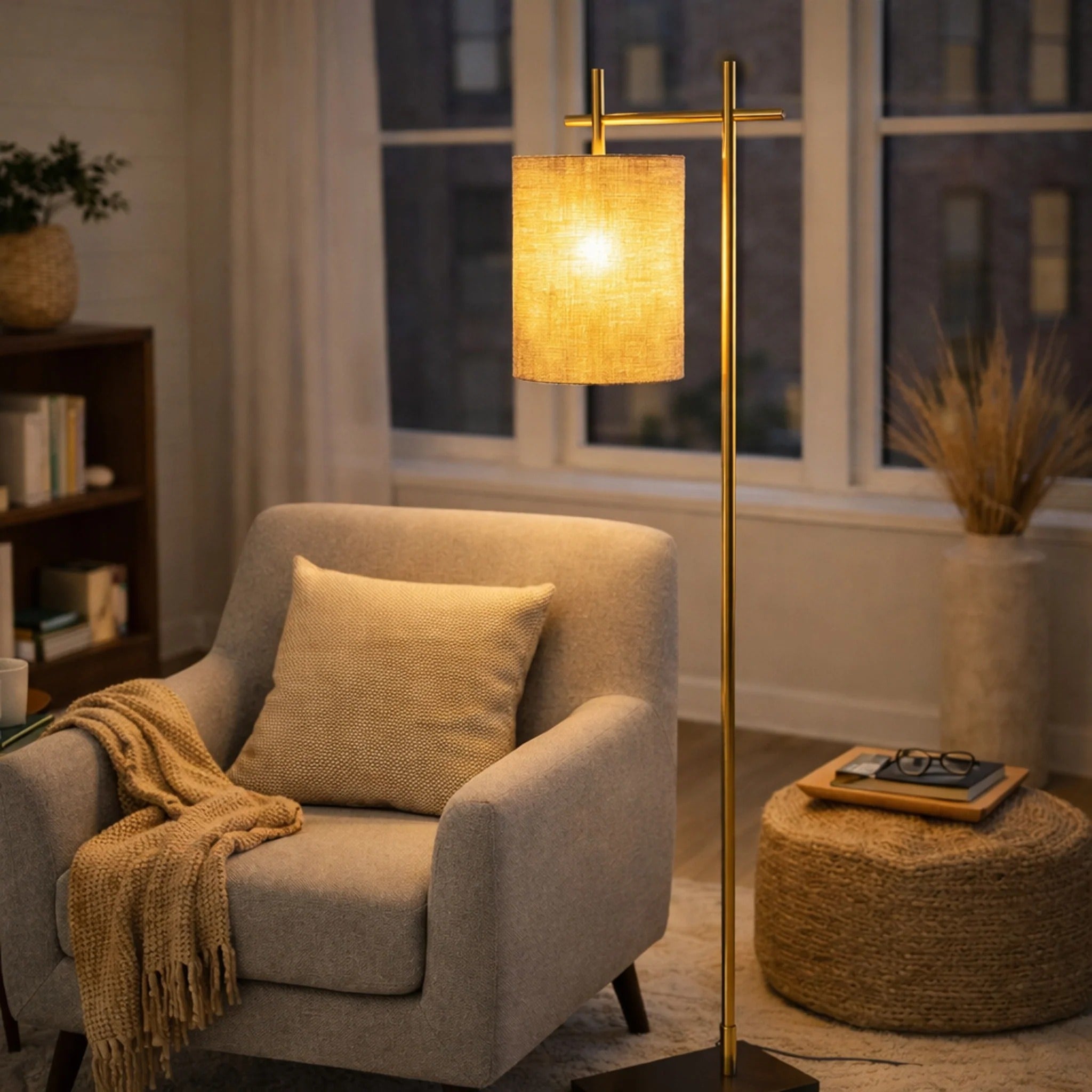 Tall Corner Floor Lamp