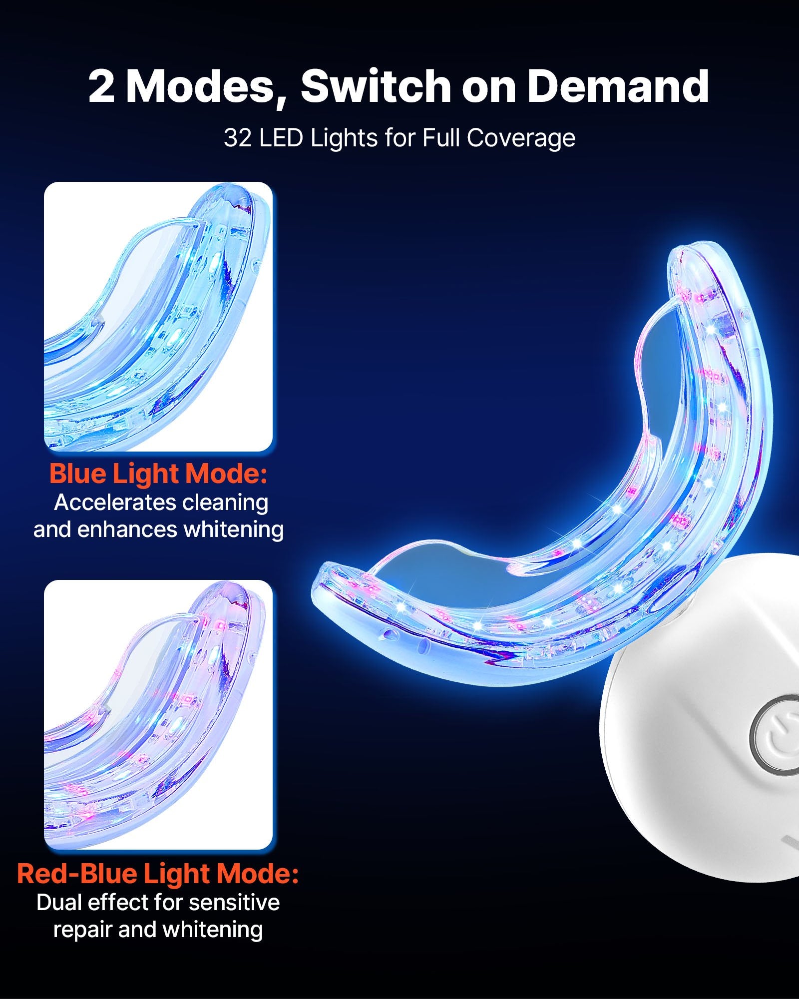 Teeth Whitening Kit With LED Light