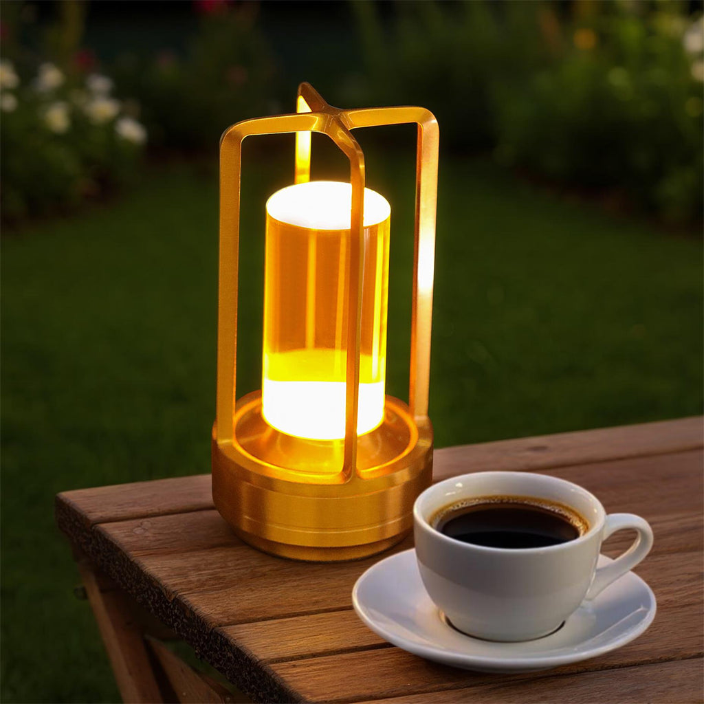 2pcs Portable Touch Control Table Lamp With 5000mAh Battery