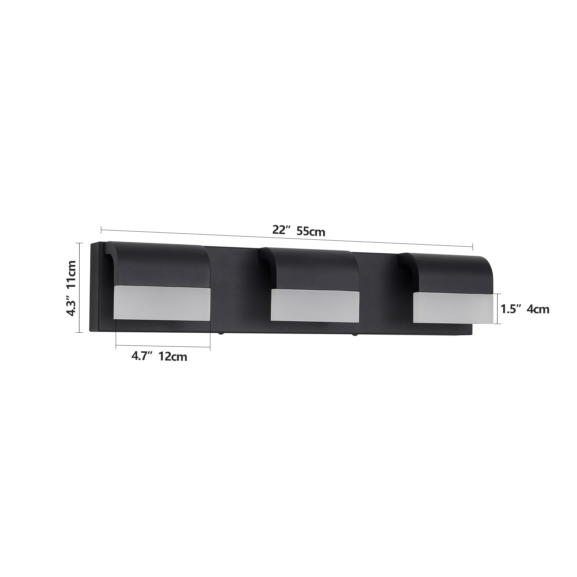 LED Contemporary Vanity Lights Fixture Bathroom Wall Light Over Mirror