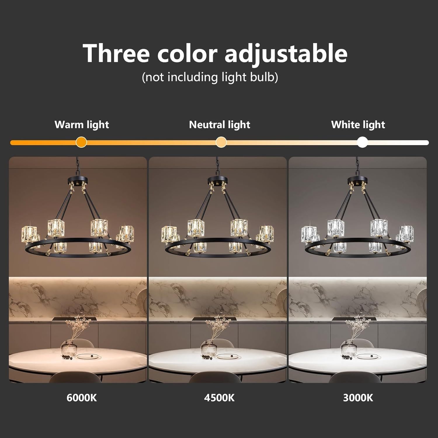 Black Farmhouse  Chandelier | Wagon Wheel Design