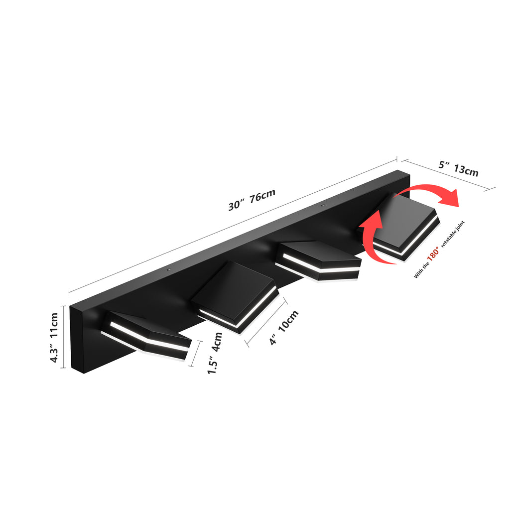 Modern Chrome LED Vanity Light